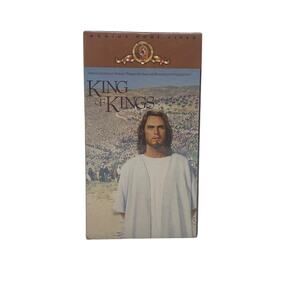 Jeffrey Hunter - King of Kings Movie VHS 1996 2-Tape Set MGM UA Home Video New